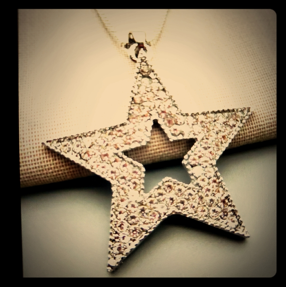 Betsey Johnson clear Crystal Rhinestone